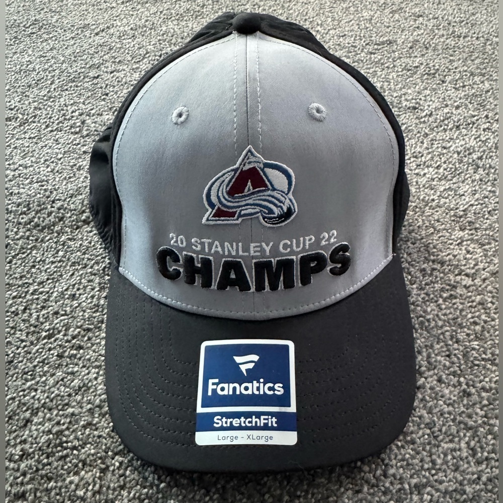 Fanatics Colorado Avalanche Stanley Cup Champs Flexfit Hat